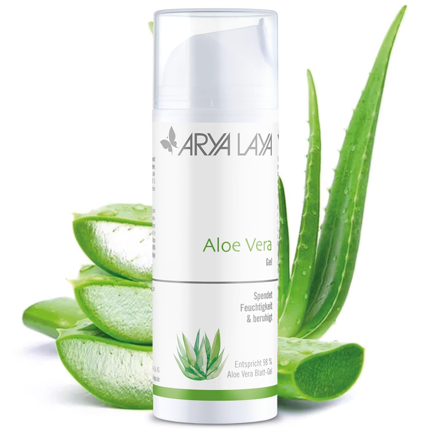 arya-laya-aloe-vera-gel-150-ml-mit-98-bio-aloe image 1