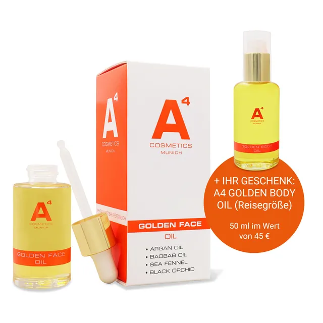 a4-cosmetics-golden-face-oil-gesichts-l-30ml-trockene-haut image 1